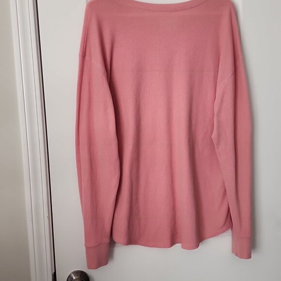 Time And Tru Pink Long Sleeve XL Womens  Top - Picture 2 of 2